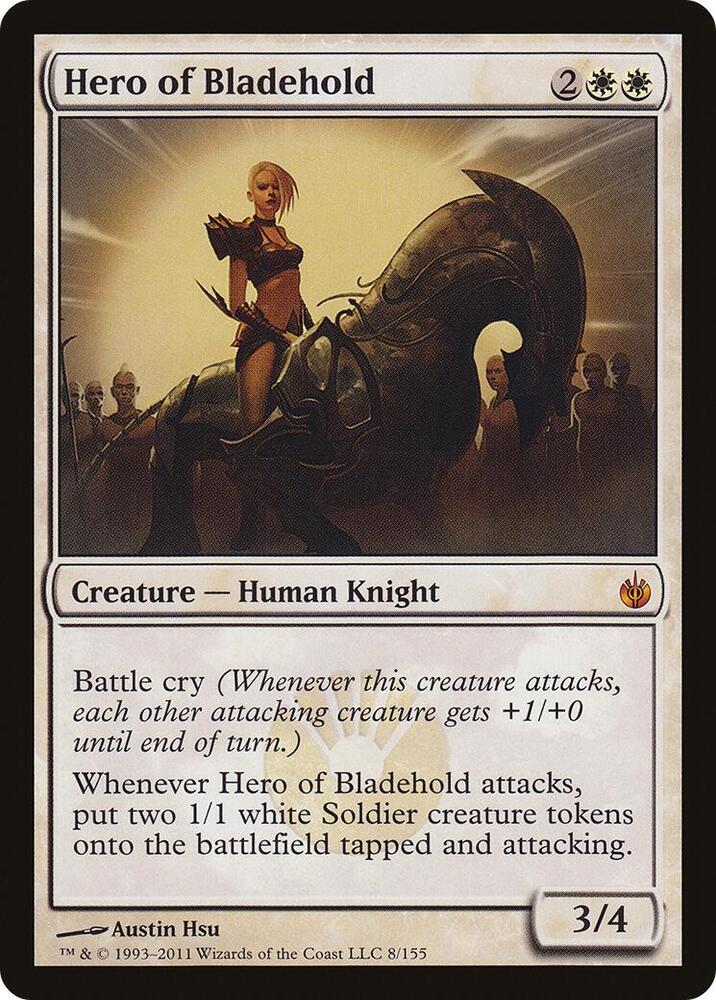 Hero of Bladehold (Mirrodin Besieged) 8 card from Oversize Cards
