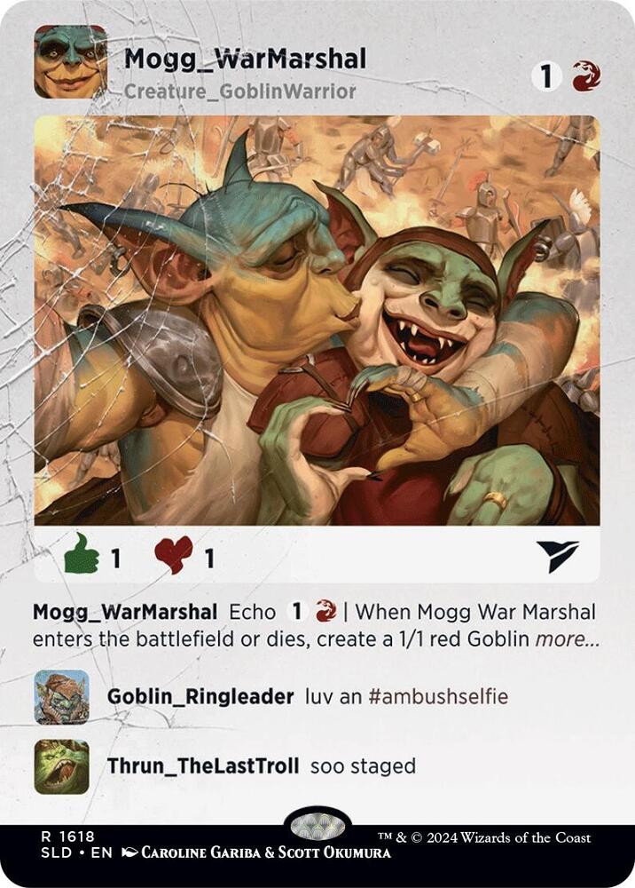 Mogg War Marshal 1618 card from Secret Lair Drop Series