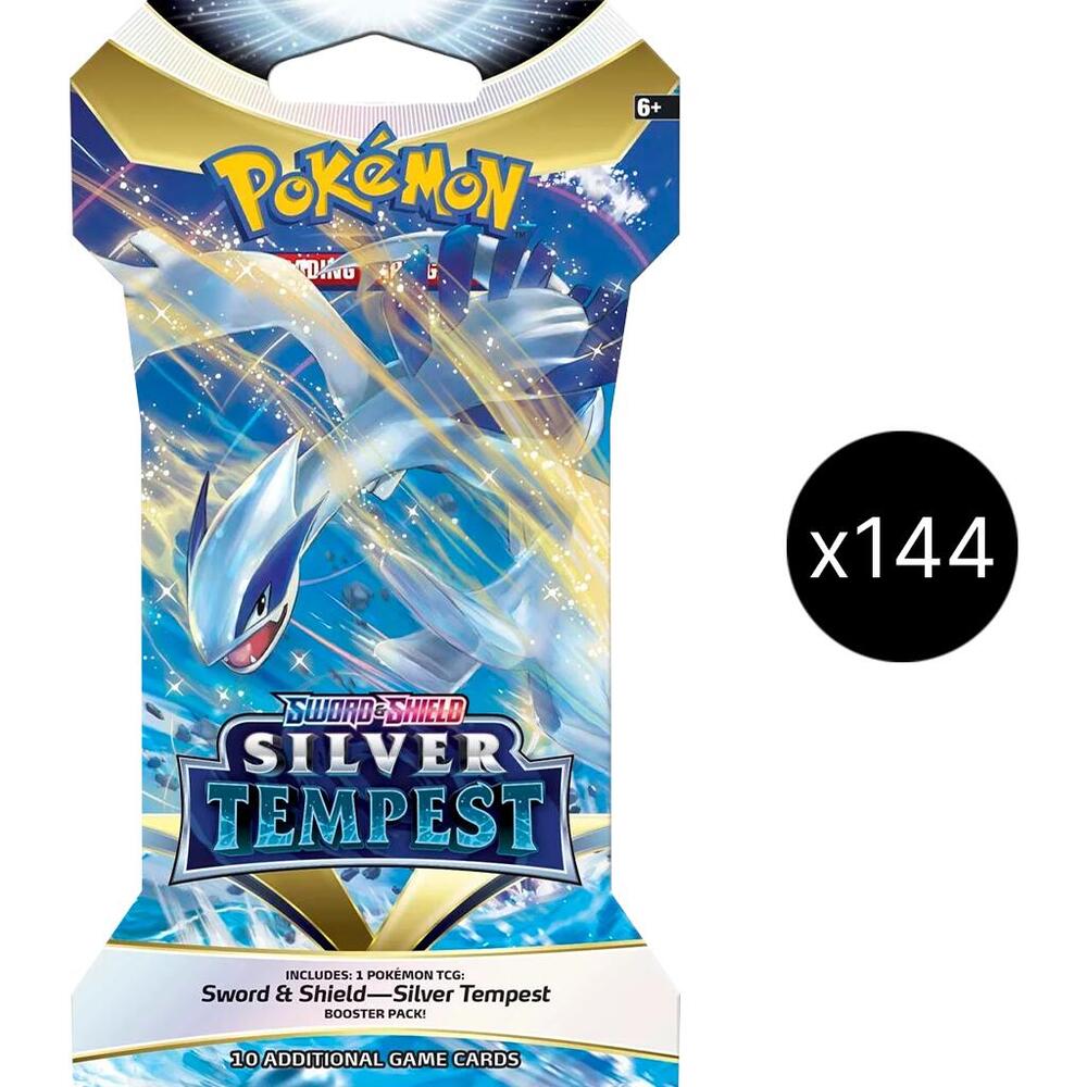Silver Tempest Sleeved Booster Pack Case card from SWSH12: Silver Tempest