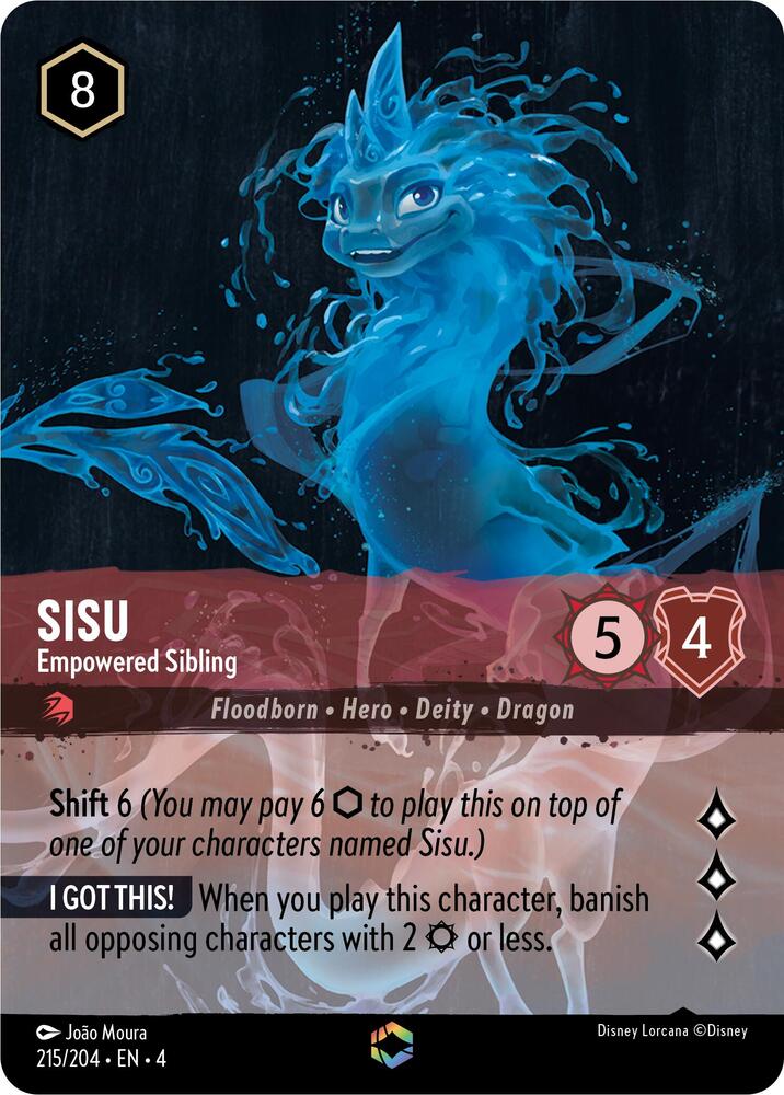 Sisu - Empowered Sibling (Enchanted) 215/204 card from Ursula's Return