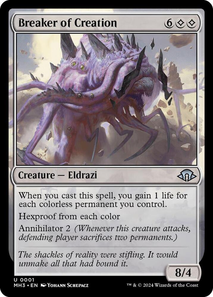 Breaker of Creation 1 card from Modern Horizons 3