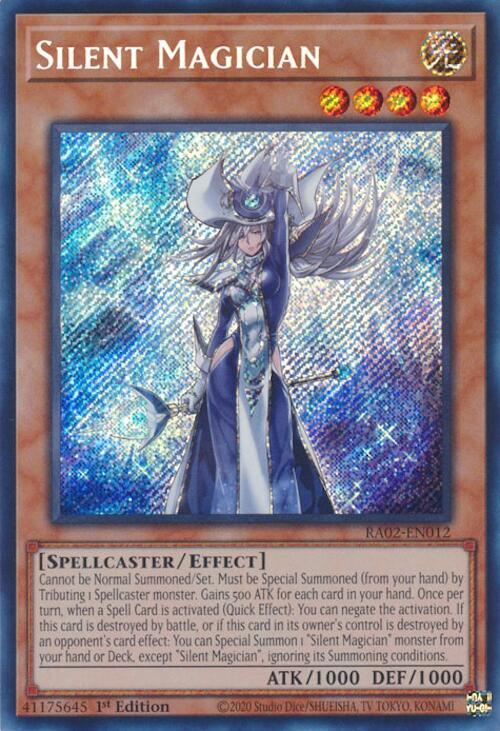 Silent Magician (Secret Rare) RA02-EN012 card from 25th Anniversary Rarity Collection II