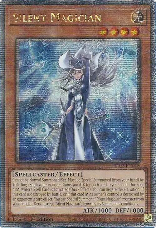 Silent Magician (Quarter Century Secret Rare) RA02-EN012 card from 25th Anniversary Rarity Collection II
