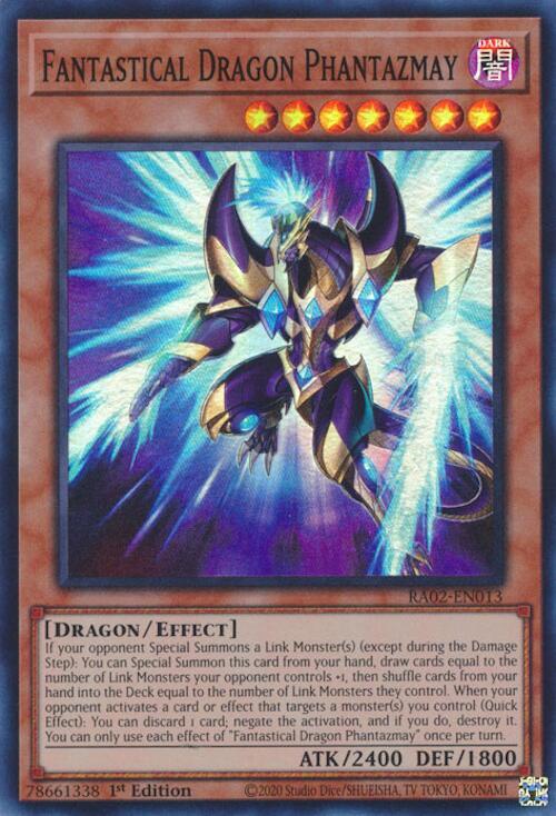 Fantastical Dragon Phantazmay (Alternate Art) RA02-EN013 card from 25th Anniversary Rarity Collection II