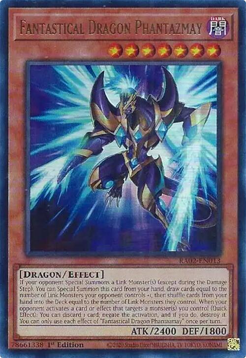 Fantastical Dragon Phantazmay (Alternate Art) (UR) RA02-EN013 card from 25th Anniversary Rarity Collection II