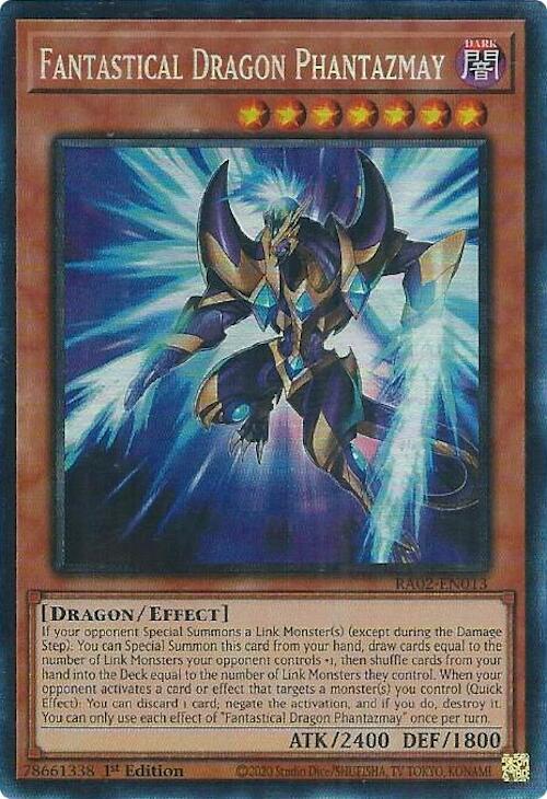 Fantastical Dragon Phantazmay (Alternate Art) (PCR) RA02-EN013 card from 25th Anniversary Rarity Collection II