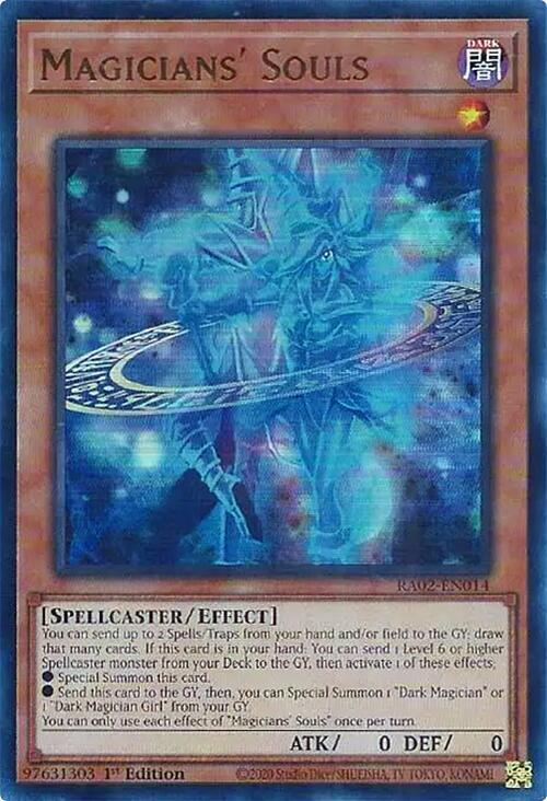 Magicians' Souls (UR) RA02-EN014 card from 25th Anniversary Rarity Collection II
