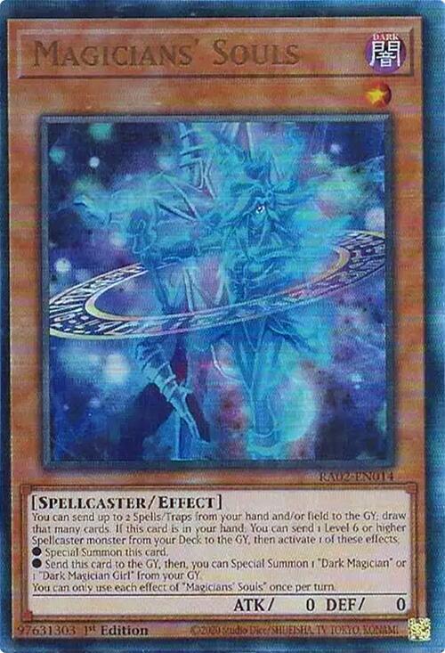 Magicians' Souls (PUR) RA02-EN014 card from 25th Anniversary Rarity Collection II