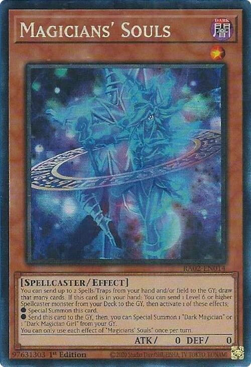 Magicians' Souls (PCR) RA02-EN014 card from 25th Anniversary Rarity Collection II