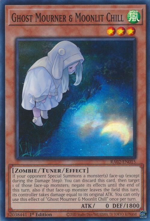 Ghost Mourner & Moonlit Chill (Alternate Art) RA02-EN015 card from 25th Anniversary Rarity Collection II
