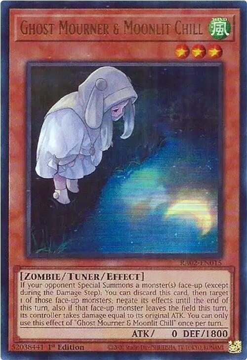 Ghost Mourner & Moonlit Chill (Alternate Art) (UR) RA02-EN015 card from 25th Anniversary Rarity Collection II