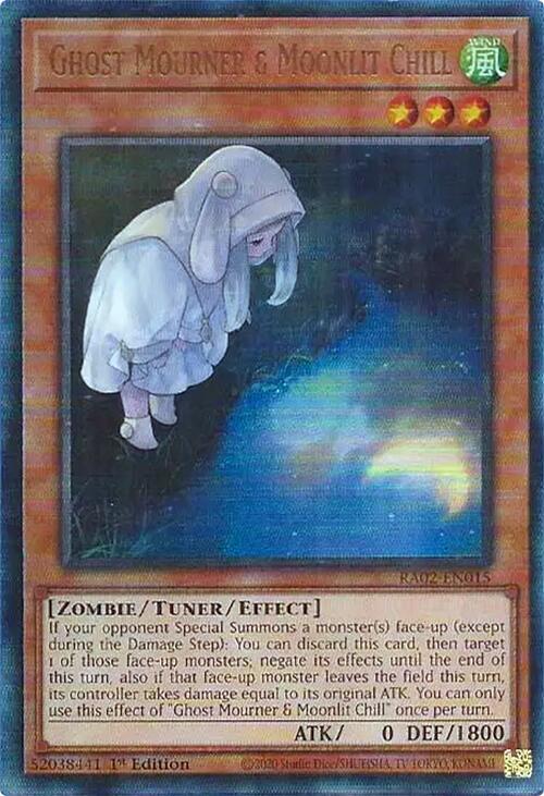 Ghost Mourner & Moonlit Chill (Alternate Art) (PUR) RA02-EN015 card from 25th Anniversary Rarity Collection II