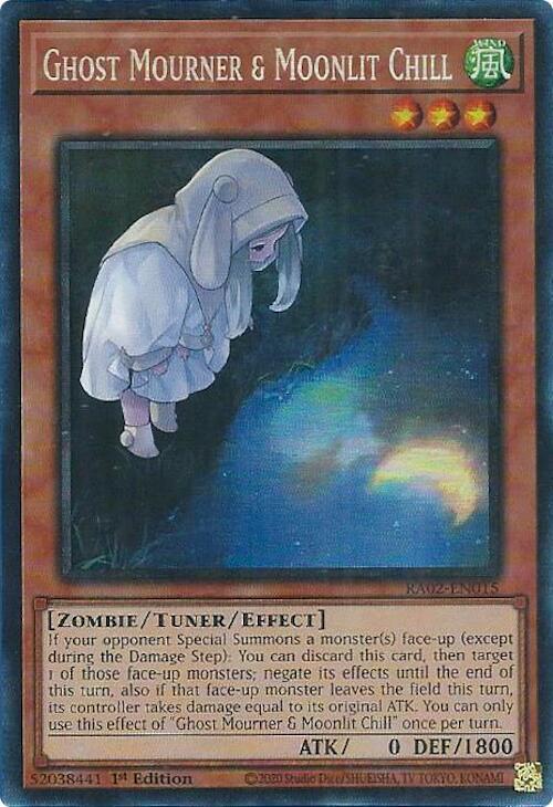 Ghost Mourner & Moonlit Chill (Alternate Art) (PCR) RA02-EN015 card from 25th Anniversary Rarity Collection II