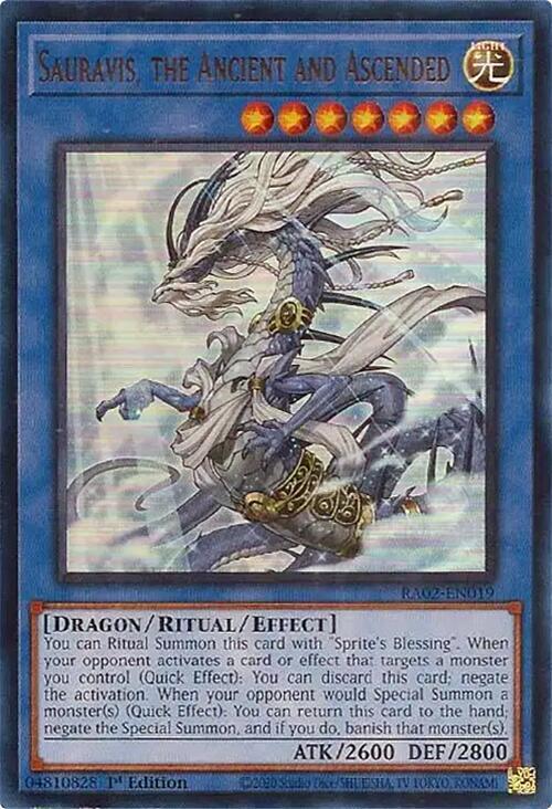Sauravis, the Ancient and Ascended (UR) RA02-EN019 card from 25th Anniversary Rarity Collection II