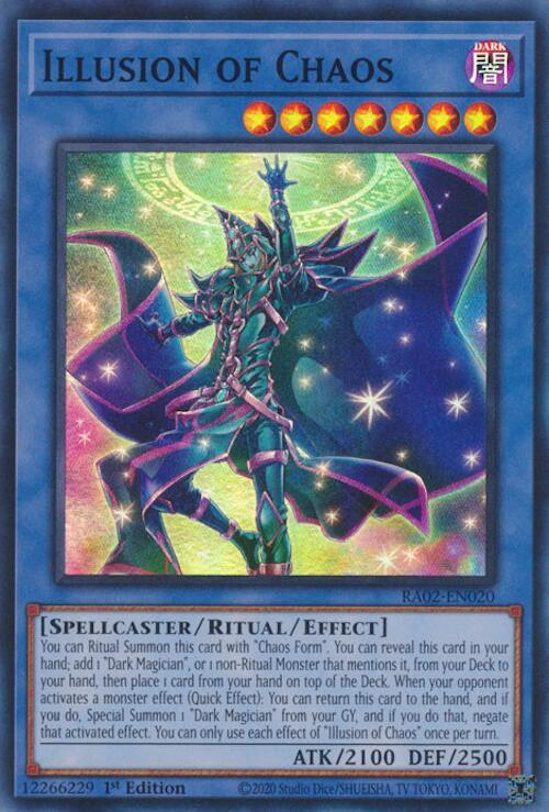 Illusion of Chaos RA02-EN020 card from 25th Anniversary Rarity Collection II