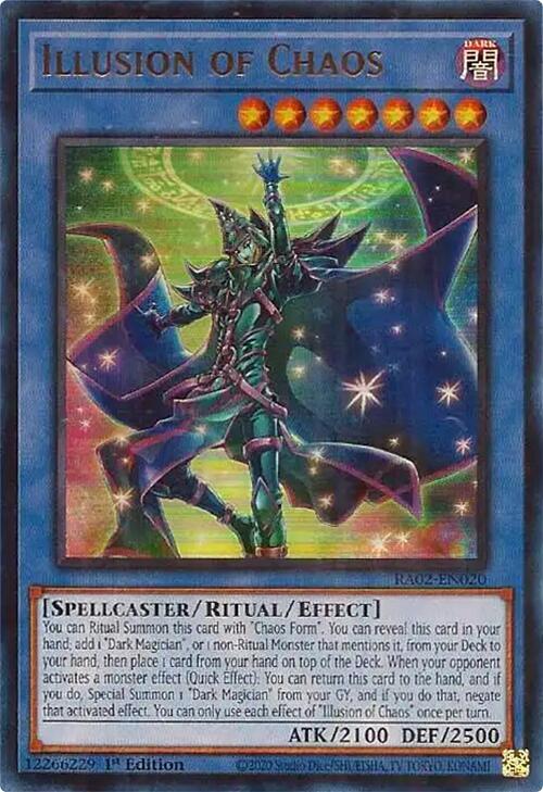 Illusion of Chaos (UR) RA02-EN020 card from 25th Anniversary Rarity Collection II