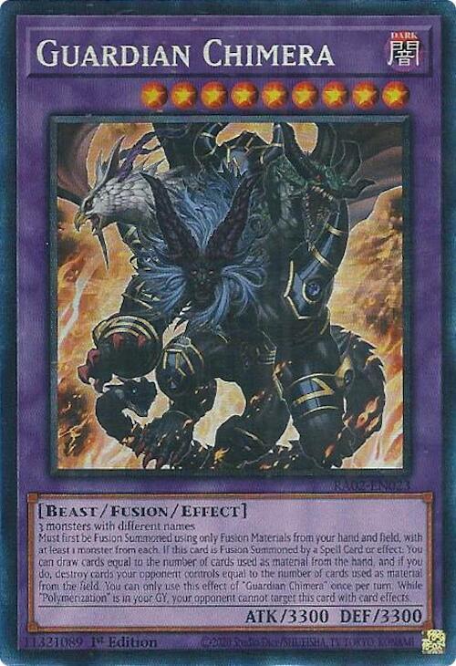 Guardian Chimera (PCR) RA02-EN023 card from 25th Anniversary Rarity Collection II