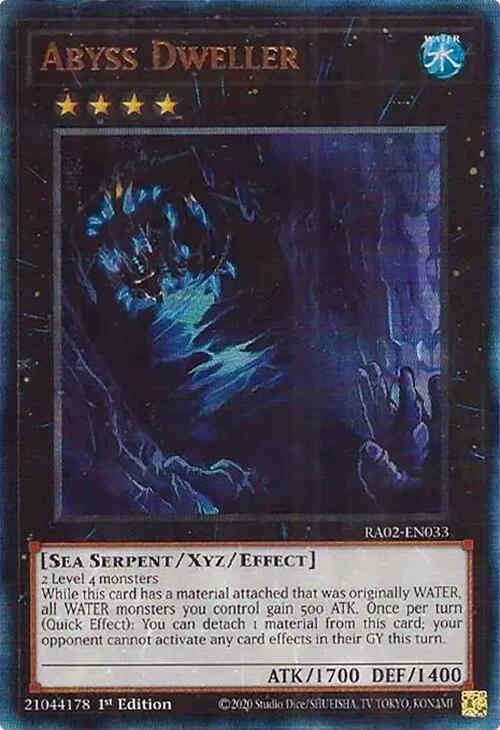Abyss Dweller (PUR) RA02-EN033 card from 25th Anniversary Rarity Collection II