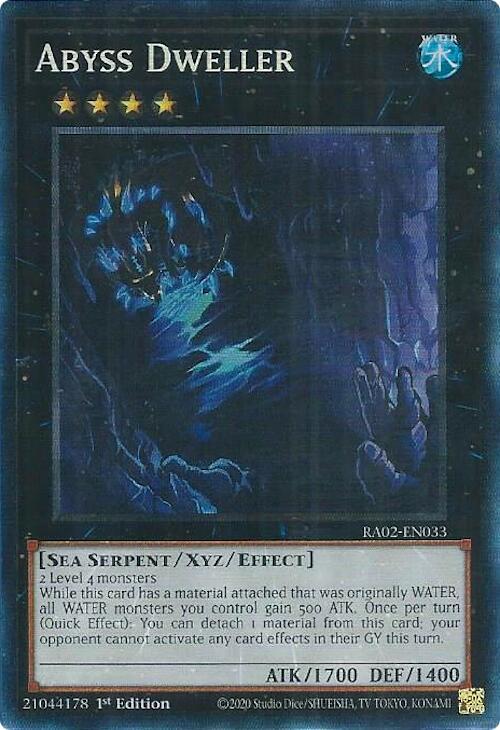 Abyss Dweller (PCR) RA02-EN033 card from 25th Anniversary Rarity Collection II