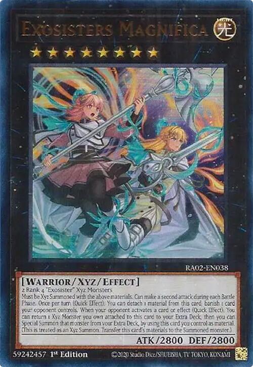 Exosisters Magnifica (UR) RA02-EN038 card from 25th Anniversary Rarity Collection II