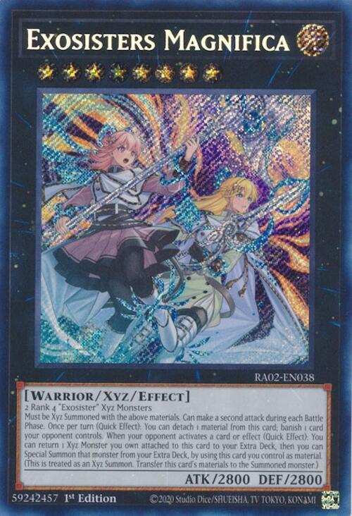 Exosisters Magnifica (Secret Rare) RA02-EN038 card from 25th Anniversary Rarity Collection II