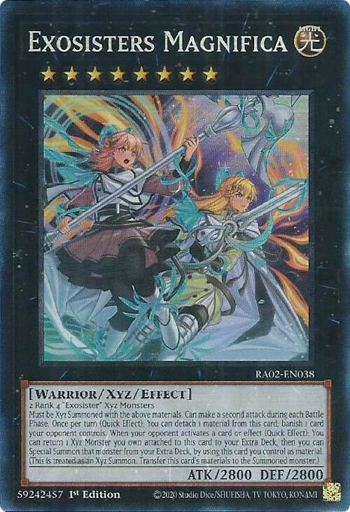 Exosisters Magnifica (PCR) RA02-EN038 card from 25th Anniversary Rarity Collection II