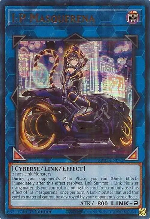 I:P Masquerena (Alternate Art) (UR) RA02-EN042 card from 25th Anniversary Rarity Collection II