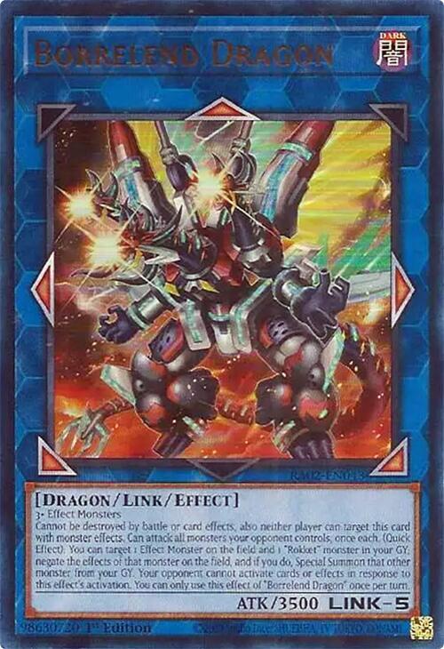 Borrelend Dragon (UR) RA02-EN043 card from 25th Anniversary Rarity Collection II