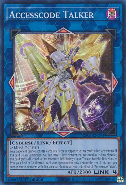 Accesscode Talker RA02-EN044 card from 25th Anniversary Rarity Collection II