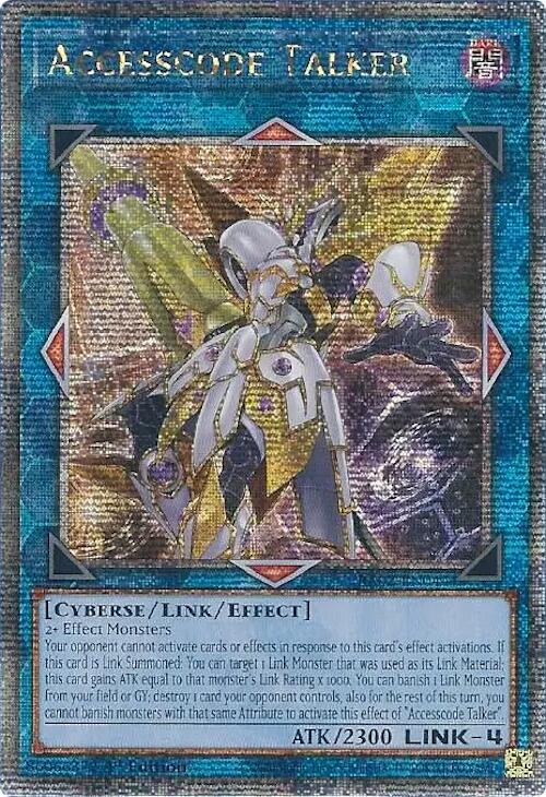 Accesscode Talker (Quarter Century Secret Rare) RA02-EN044 card from 25th Anniversary Rarity Collection II