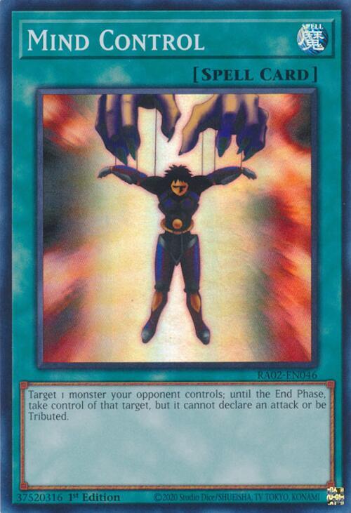 Mind Control RA02-EN046 card from 25th Anniversary Rarity Collection II