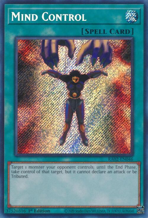Mind Control (Secret Rare) RA02-EN046 card from 25th Anniversary Rarity Collection II