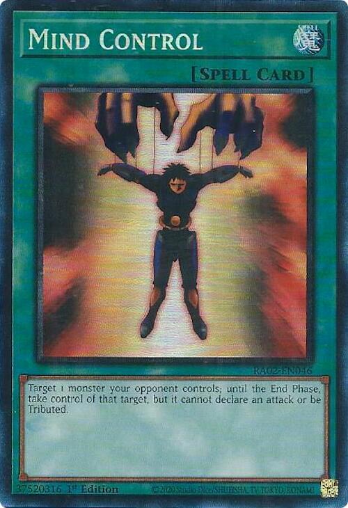 Mind Control (PCR) RA02-EN046 card from 25th Anniversary Rarity Collection II
