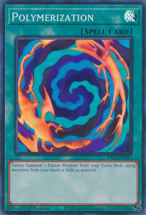 Polymerization RA02-EN047 card from 25th Anniversary Rarity Collection II