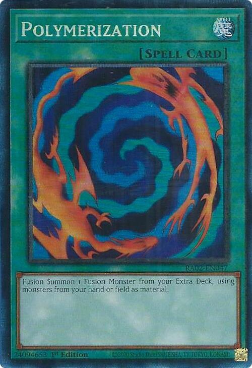 Polymerization (PCR) RA02-EN047 card from 25th Anniversary Rarity Collection II