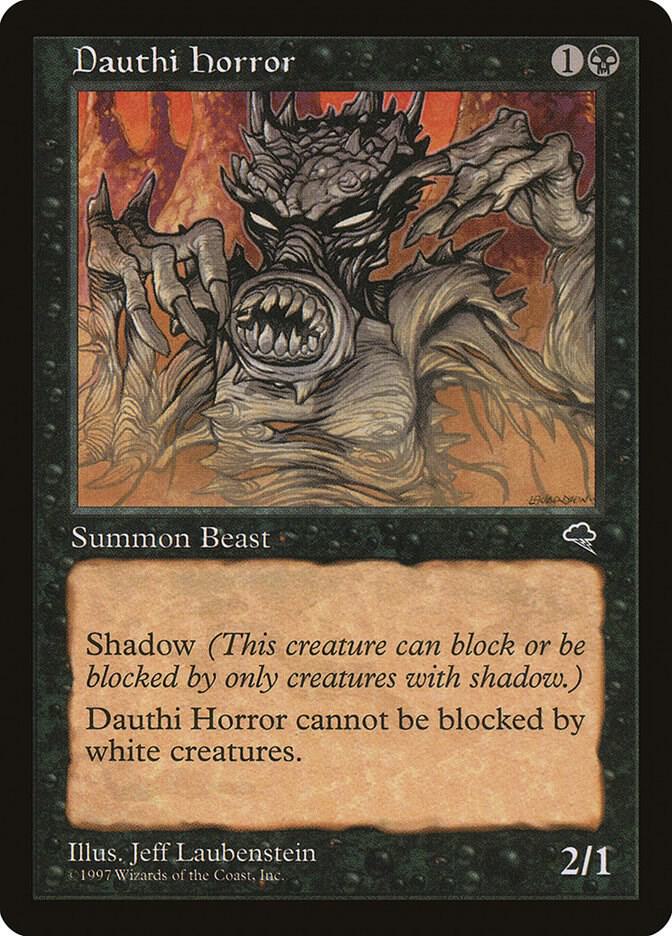 Dauthi Horror 122 card from Tempest
