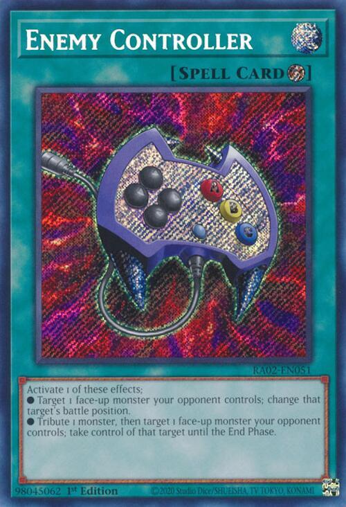 Enemy Controller (Secret Rare) RA02-EN051 card from 25th Anniversary Rarity Collection II