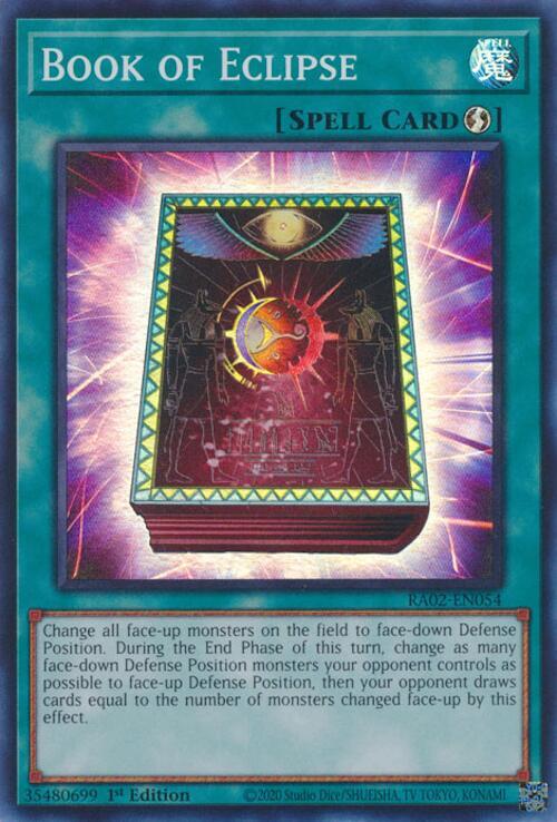 Book of Eclipse RA02-EN054 card from 25th Anniversary Rarity Collection II