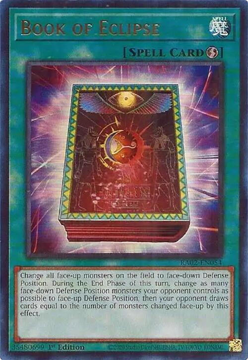 Book of Eclipse (UR) RA02-EN054 card from 25th Anniversary Rarity Collection II
