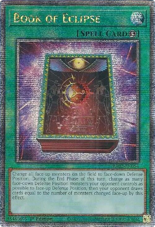Book of Eclipse (Quarter Century Secret Rare) RA02-EN054 card from 25th Anniversary Rarity Collection II