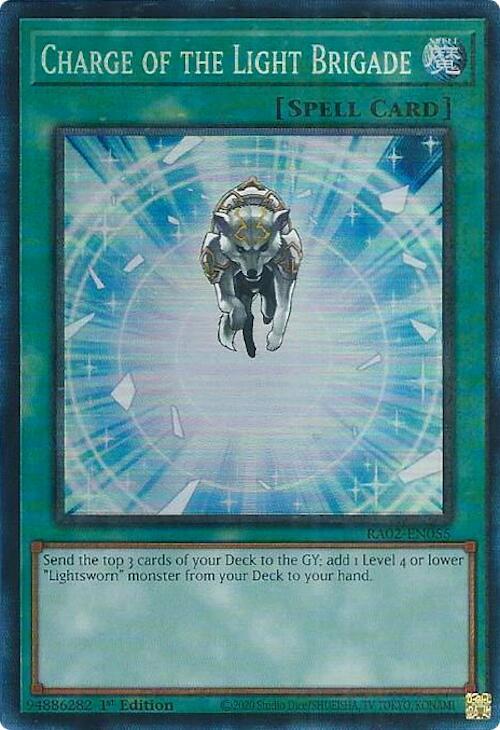 Charge of the Light Brigade (PCR) RA02-EN055 card from 25th Anniversary Rarity Collection II