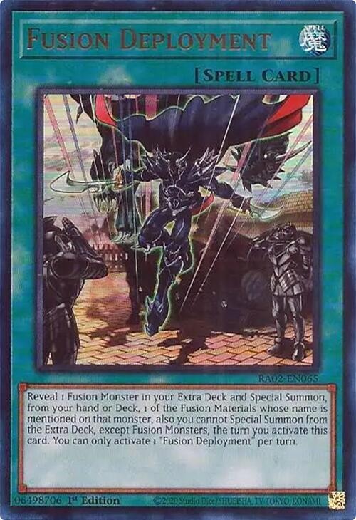 Fusion Deployment (UR) RA02-EN065 card from 25th Anniversary Rarity Collection II