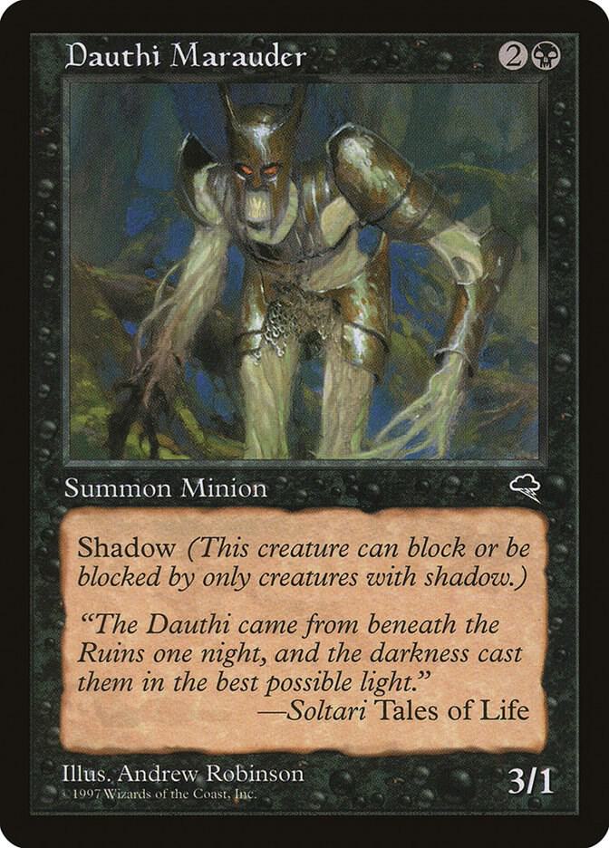 Dauthi Marauder 123 card from Tempest