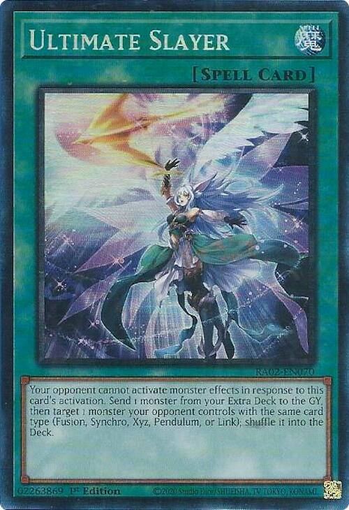Ultimate Slayer (PCR) RA02-EN070 card from 25th Anniversary Rarity Collection II