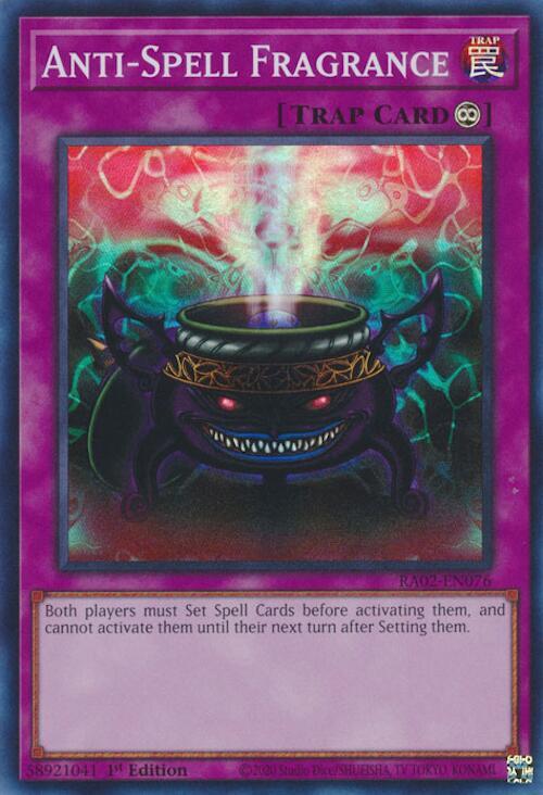 Anti-Spell Fragrance RA02-EN076 card from 25th Anniversary Rarity Collection II