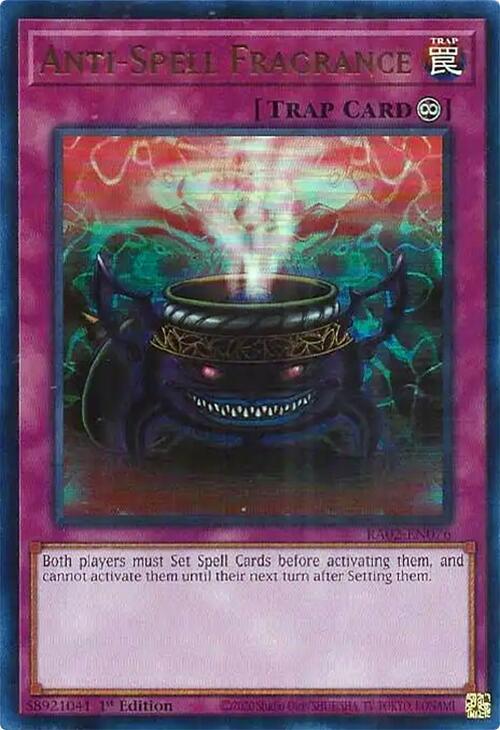 Anti-Spell Fragrance (UR) RA02-EN076 card from 25th Anniversary Rarity Collection II