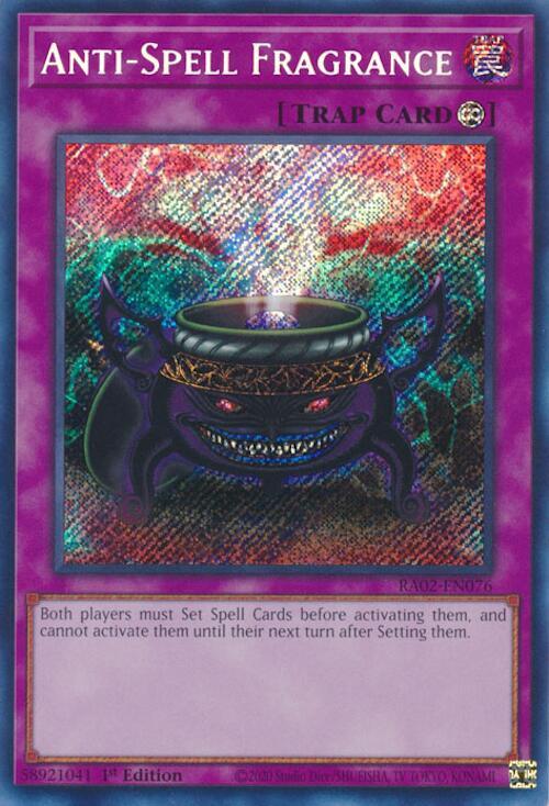 Anti-Spell Fragrance (Secret Rare) RA02-EN076 card from 25th Anniversary Rarity Collection II