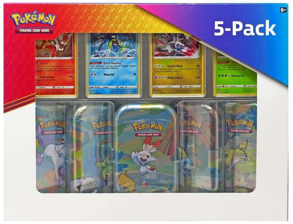 Galar Pals Mini Tins 5-Pack card from Miscellaneous Cards & Products