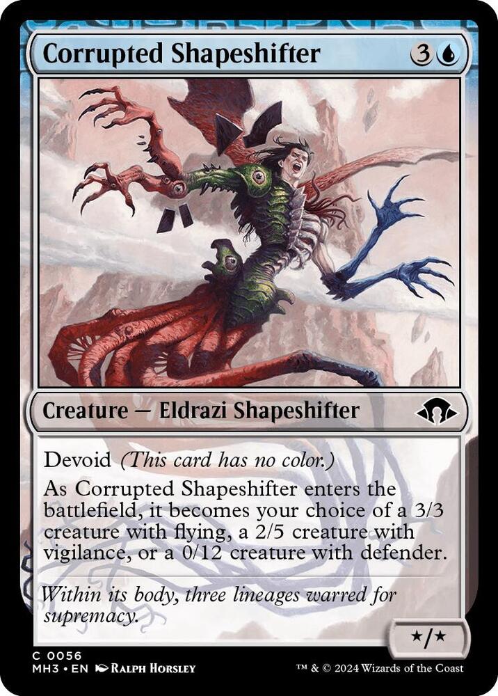 Corrupted Shapeshifter 56 card from Modern Horizons 3