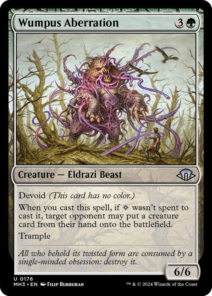 Wumpus Aberration 176 card from Modern Horizons 3